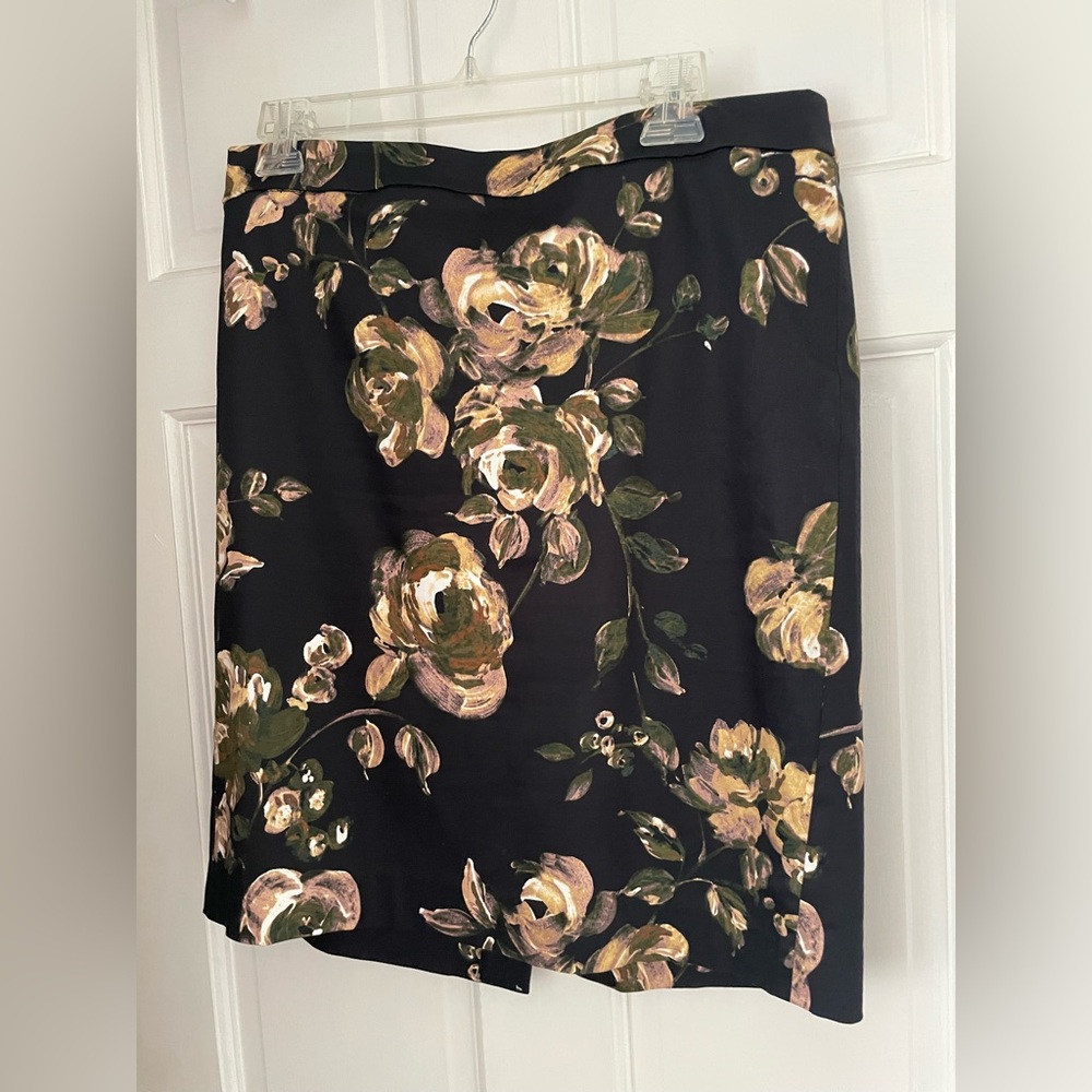 Jcrew Factory floral pencil skirt